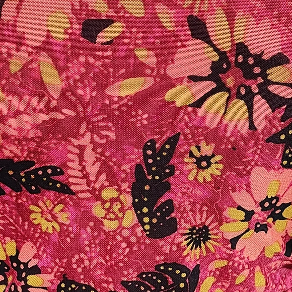 EVEREVE Novah Floral Mesh Ruched Tank Top Women XS Pink Multi Summer Y2K - Picture 7 of 14